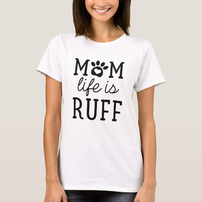 Camiseta A Vida de Mãe é Difícil (Frente)