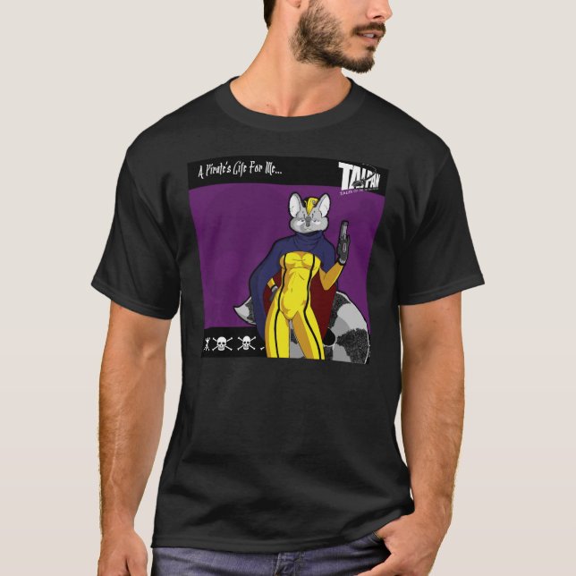 Camiseta "A vida de um pirata roxo para mim" t-shirt (Frente)