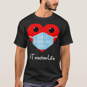 Camiseta A vida de um professor de amor bonito não pode mas