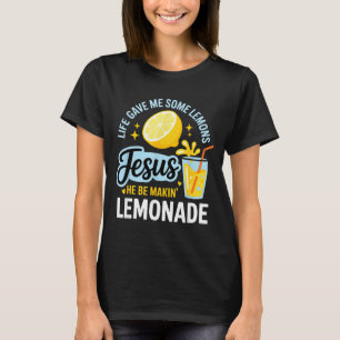 Camiseta A Vida Deu Alguns Limões Projeto de Escritura de J