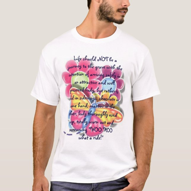 Camiseta a vida deve ser… (Frente)