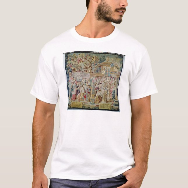 Camiseta A vida do bishop do St. Remigius de Reims (Frente)