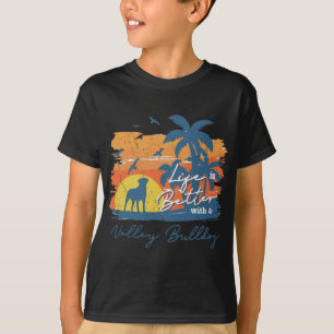 Camiseta A Vida Do Buldogue É Melhor Que O Sunset Vintage