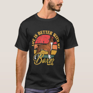 Camiseta A Vida Do Cachorro É Melhor Com O Meu Cachorro