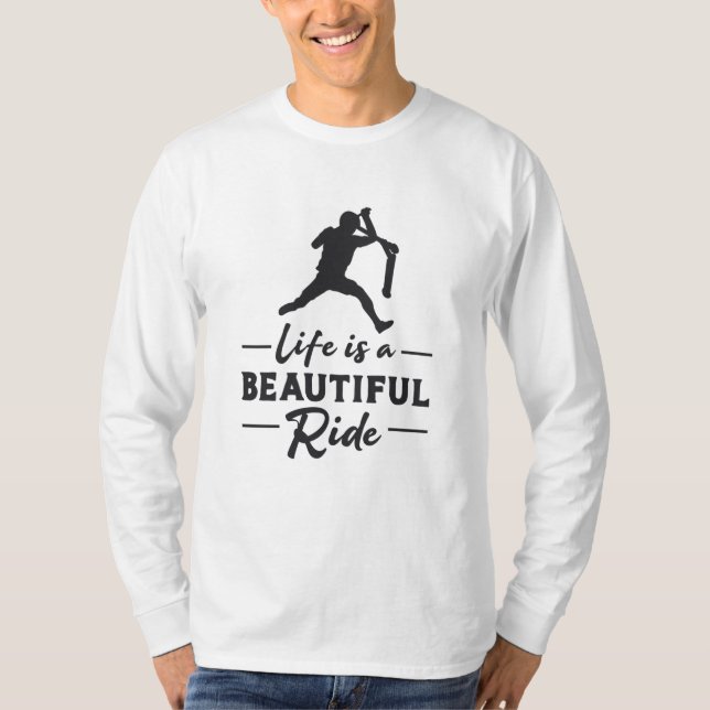 Camiseta A Vida Do Driver De patinete É Um Belo Retro De Ca (Frente)