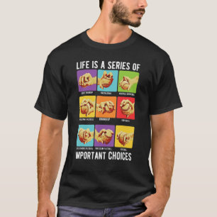 Camiseta A vida do jogador de beisebol é uma série de opçõe