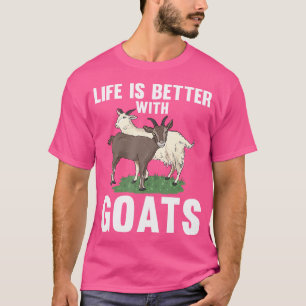 Camiseta A Vida Do Pão É Melhor Com Cabras