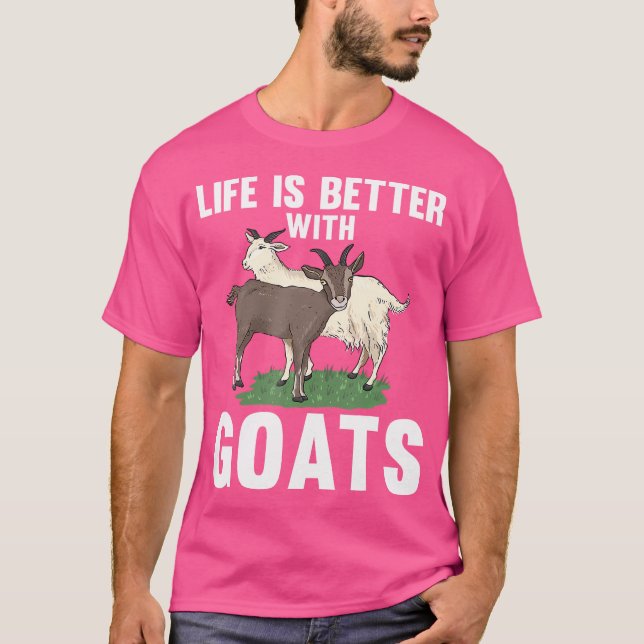 Camiseta A Vida Do Pão É Melhor Com Cabras (Frente)