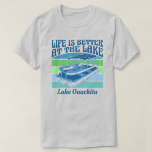 Camiseta A vida do Pontoon é melhor no lago Ouachita person