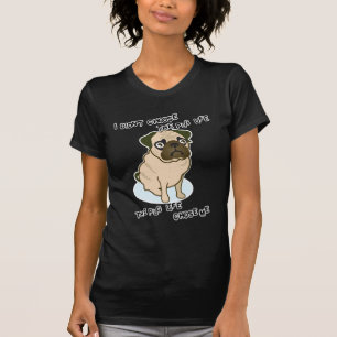 Camiseta a vida do Pug