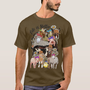 Camiseta A Vida Dos Animais Ocidentais É Melhor Na Vaca De