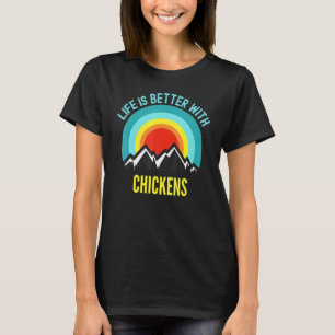 Camiseta A Vida Dos Galinhas É Melhor Com Os Galhos