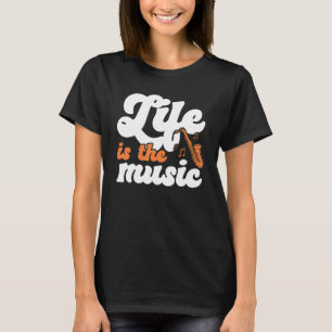 Camiseta A Vida É A Música Musical Em Lover Musical