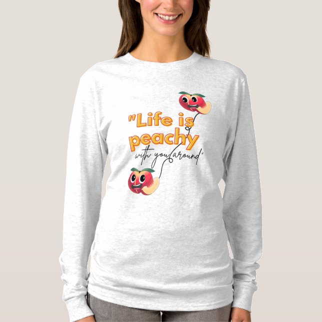 CAMISETA A VIDA É A PATROCINHA COM VOCÊ. (Frente)