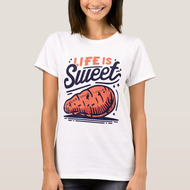 Camiseta A Vida É Batata Doce (Frente)