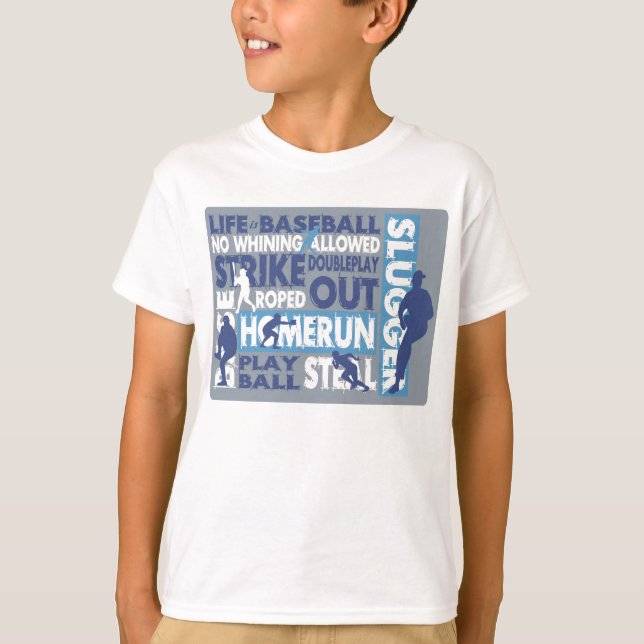 Camiseta A vida é beisebol (Frente)