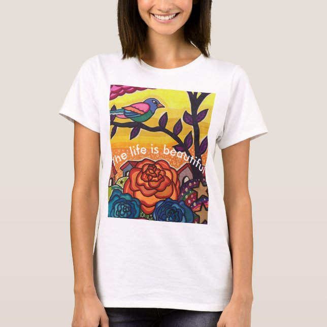 Camiseta A vida é bela (Frente)