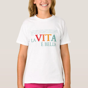 Camiseta A vida é bela
