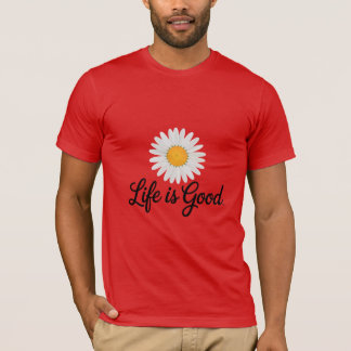 Camiseta A Vida é Boa Margarida