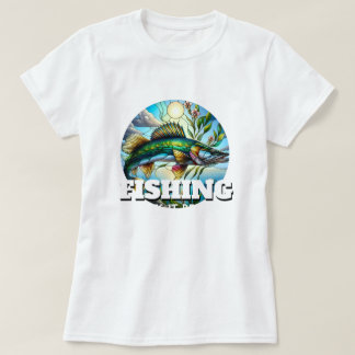 Camiseta A vida é boa pesca