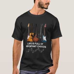 Camiseta A Vida É Cheio De Escolhas Importantes Ao Longo D