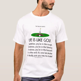 Camiseta A vida é como o golfe