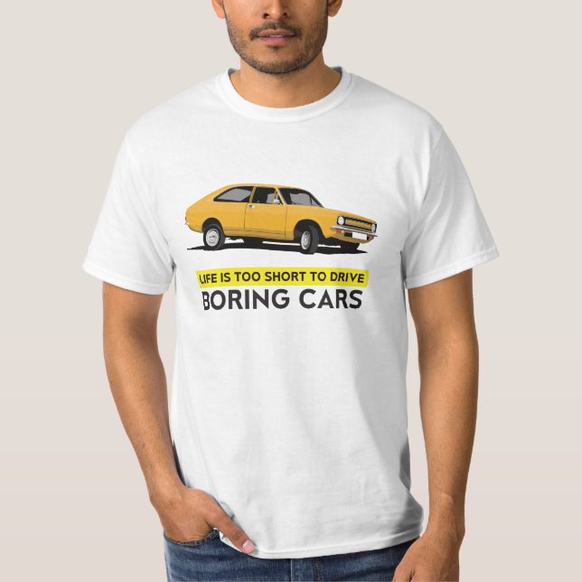 Camiseta A vida é curta demais com o Morris Marina (Frente)