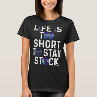 Camiseta A Vida É Curta Demais Para Ficar Em Um Design Incr