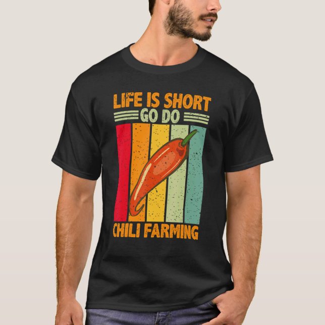 Camiseta A Vida É Curta, Fazendo Aquecimento Infantil (Frente)