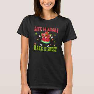 Camiseta A Vida É Curta, Torne-A Mais Bonita.