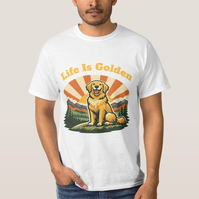 Camiseta A Vida é Dourada (Frente)