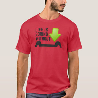 Camiseta A Vida é Enfadonha Sem Video Games garota vintage