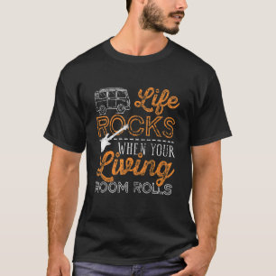 Camiseta A vida é incrível quando a sua sala de estar rola