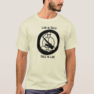 Camiseta A vida é jazz, jazz é vida