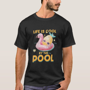 Camiseta A Vida É Legal Pela Piscina Ocean Swimmer Funny