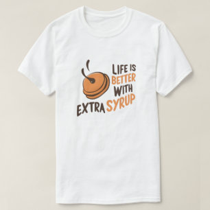 Camiseta A vida é melhor com a aranha extra