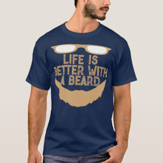 Camiseta A vida é melhor com a barba 2