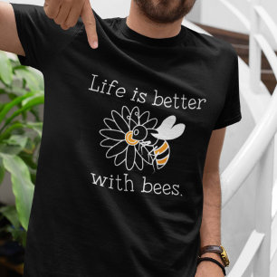 Camiseta A vida é melhor com abelhas