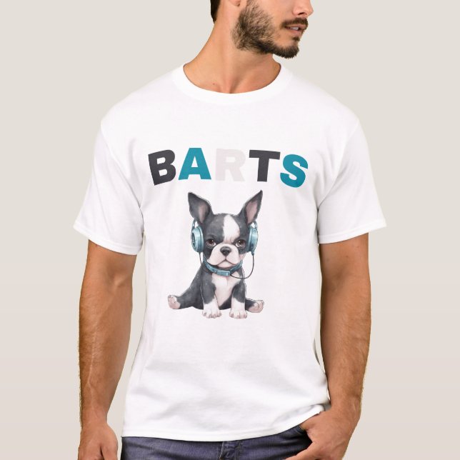 Camiseta A Vida É Melhor Com Cães" (Frente)