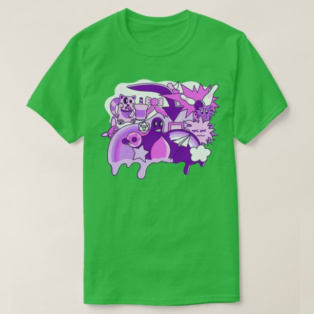 Camiseta a vida é melhor com jogos (Frente do Design)