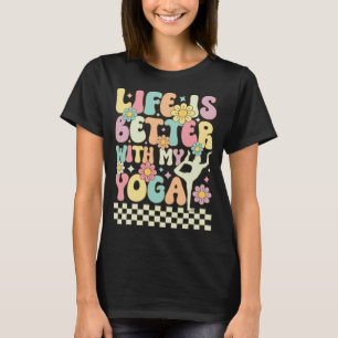 Camiseta A Vida É Melhor Com Meu Ioga