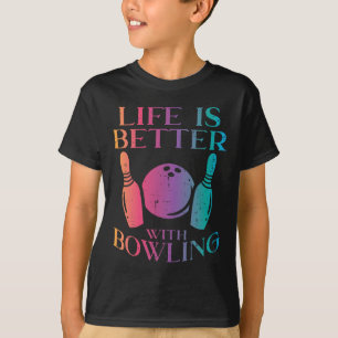 Camiseta A Vida é Melhor com Mulheres e Meninas que Jogam B