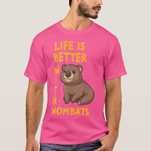 Camiseta A Vida É Melhor Com Mulheres Engraçadas Kawaii Wom