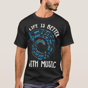Camiseta A Vida é Melhor Com Música