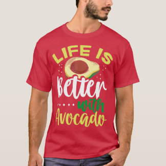 Camiseta A vida é melhor com o abacate