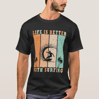Camiseta A vida é melhor com o surfe