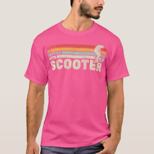 Camiseta A Vida é Melhor Com Scooter Escooter Electro Scoot