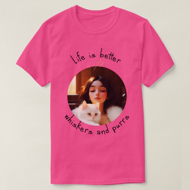 Camiseta A vida é melhor com uísques e purés (Frente do Design)