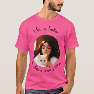 Camiseta A vida é melhor com uísques e purés