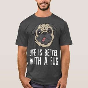 Camiseta A Vida É Melhor Com Um Cachorro 